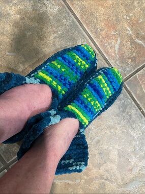 Hand Made Knit Slippers from Newfoundland